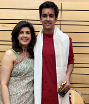 Monisha posing with son, Vir.